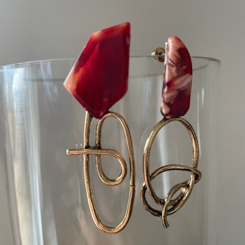 Angelica Stones W Gold Earrings - Picture 6 of 11